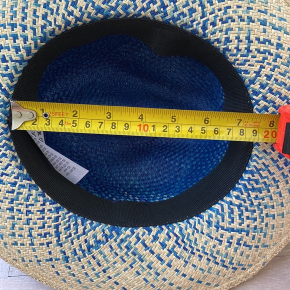 ONDAdeMAR Hand Made Bicolor Straw Hat - Picture 7 of 10